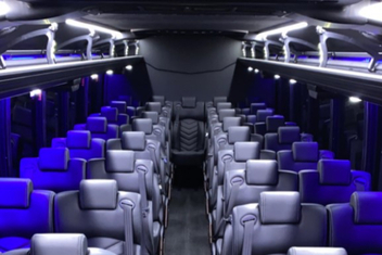 Cicero Charter Bus Interior